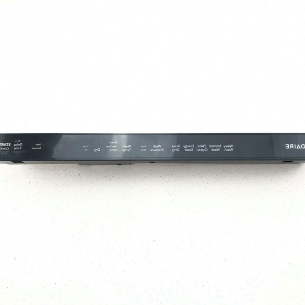 Frigidaire 117512440 CONTROL PANEL,ASSEMBLY,BLACK